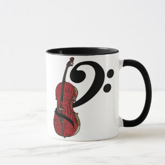 Cello Clef Mug