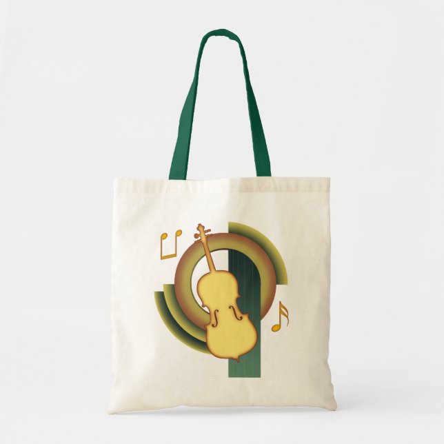 Cello Deco 1 Tote Bag (Front)