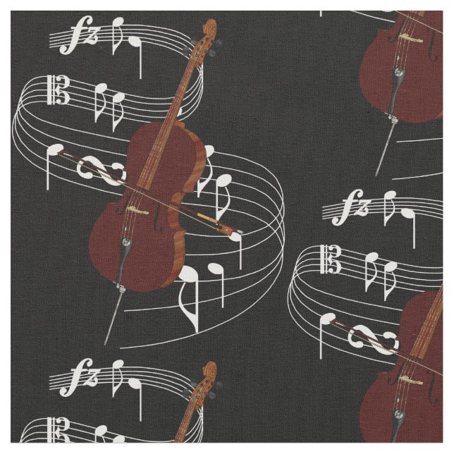 Cello Fabric - Dark (Close Up)