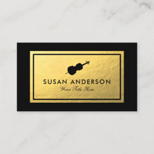 Cello - Faux Gold Foil Business Card