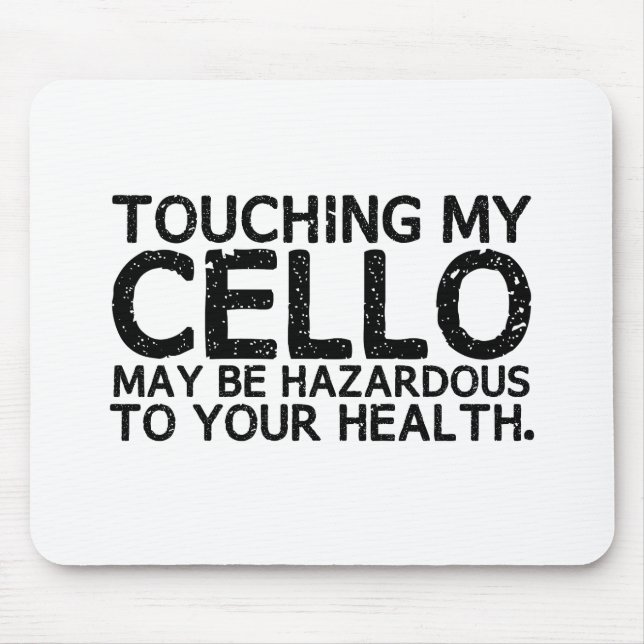 Cello Hazard Mouse Pad (Front)