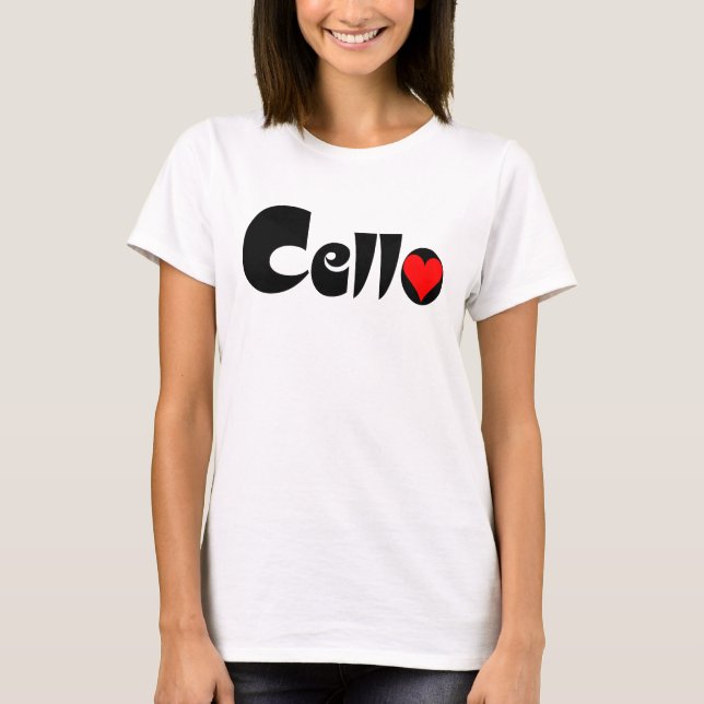 Cello Heart T-Shirt (Front)