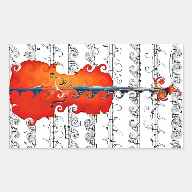 Cello & I Rock!_ Sticker (Front)