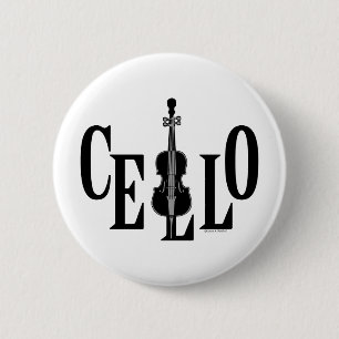Cello In Cello 2 Inch Round Button