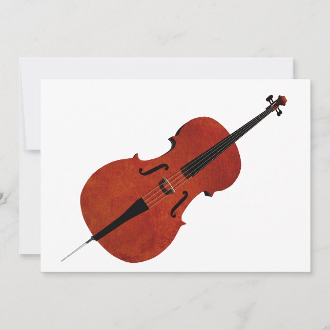 Cello Invitation (Front)