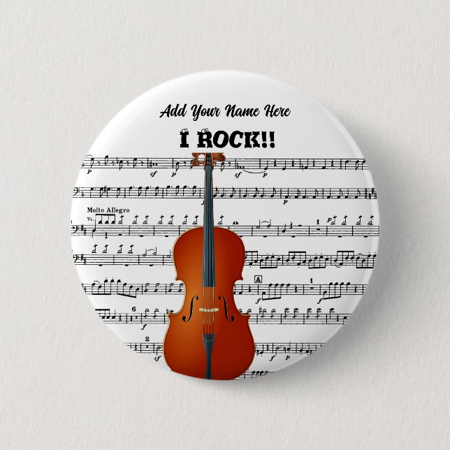 Cello & Me_ 2 Inch Round Button (Front)