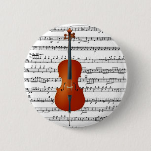 Cello & Me_ 2 Inch Round Button