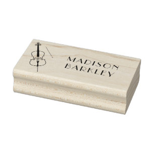 Cello Music Teacher Rubber Stamp