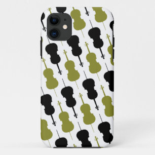 Cello Musical Pattern iPhone 11 Case