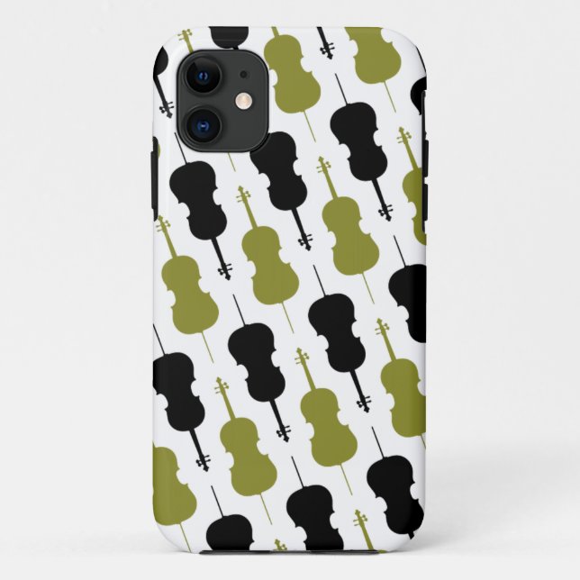 Cello Musical Pattern Case-Mate iPhone Case (Back)