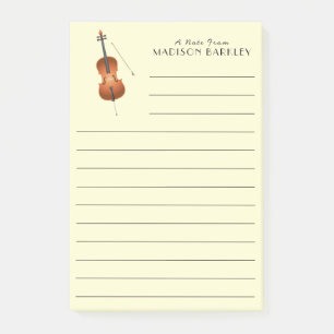 Cello Musician Music Teacher String Orchestra Post-it Notes