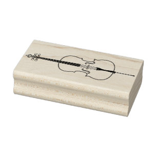 Cello Musician Music Teacher String Orchestra Rubber Stamp