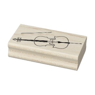 Cello Musician Music Teacher String Orchestra Rubber Stamp