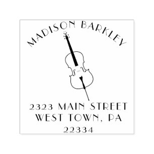 Cello Musician Music Teacher String Orchestra Self-inking Stamp
