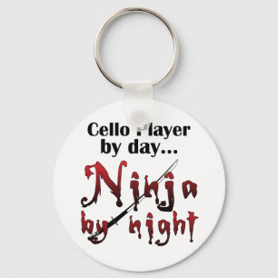 Cello Ninja Keychain