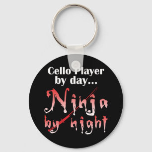 Cello Ninja Keychain