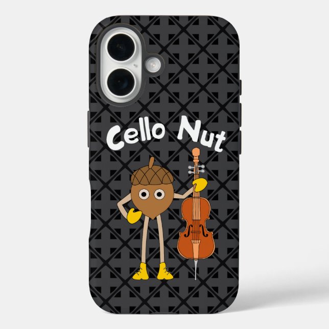 Cello Nut Case-Mate iPhone Case (Back)