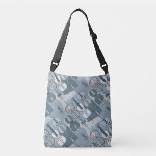 Cello Pattern Crossbody Bag