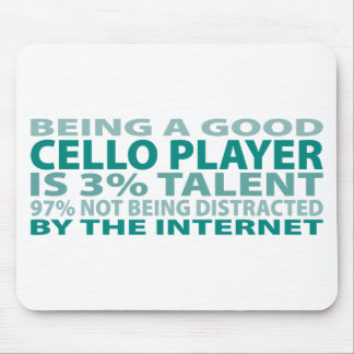 Cello Player 3% Talent Mouse Pad