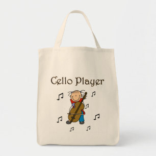 Cello Player Tshirts and Gifts Tote Bag