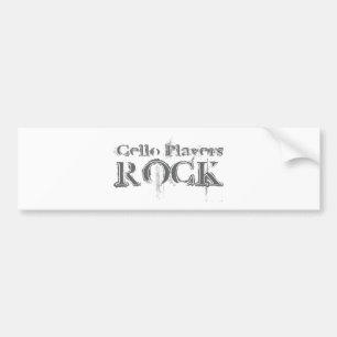 Cello Players Rock Bumper Sticker