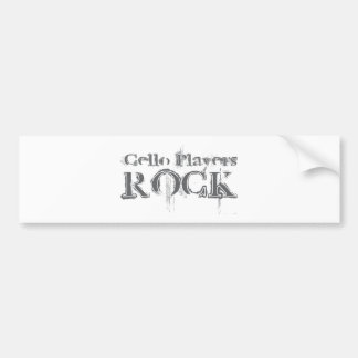 Cello Players Rock Bumper Sticker