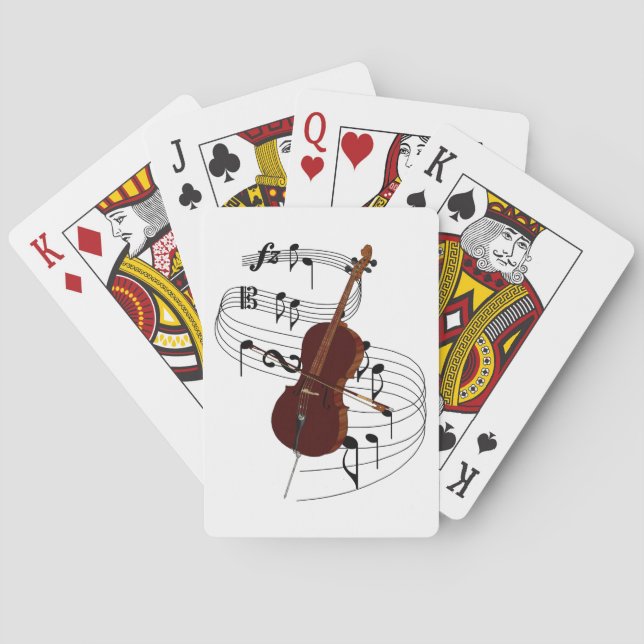 Cello Playing Cards (Back)