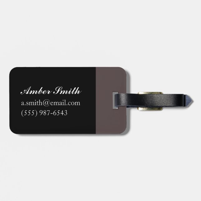 Cello Professor 2005 Luggage Tag (Back Horizontal)