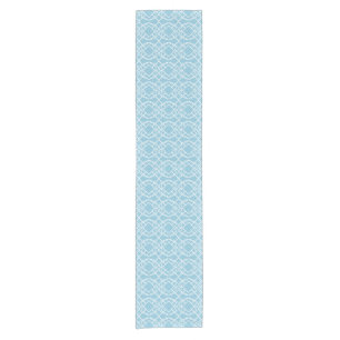 Cello Robins Blue Egg Trellis Design Short Table Runner