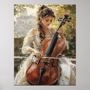 Cello Serenade Poster