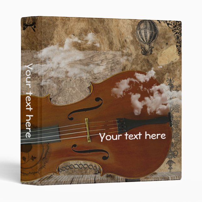 Cello Steampunk Suite Binder (Front/Spine)