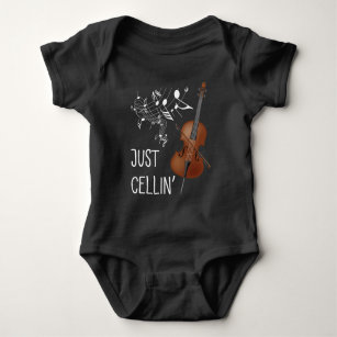 Cello String Instrument Cellist Humor violoncello Baby Bodysuit