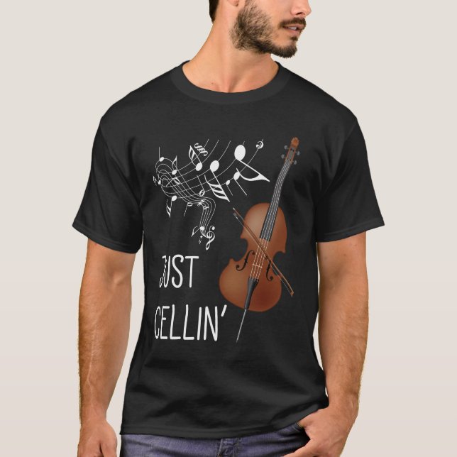 Cello String Instrument Cellist Humor violoncello T-Shirt (Front)