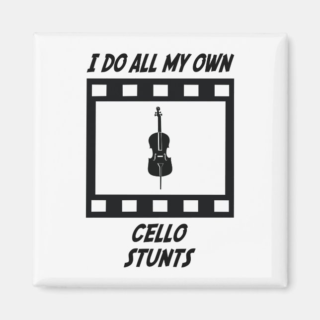 Cello Stunts Magnet (Front)