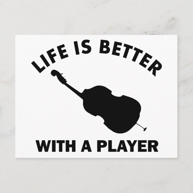 Cello Vector designs Postcard (Front)