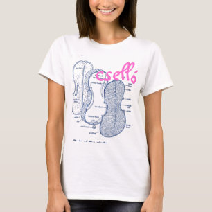 Cello Violin tShirt tee