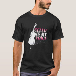 Cello Voice Cellist Musical Instrument Orchestra M T-Shirt