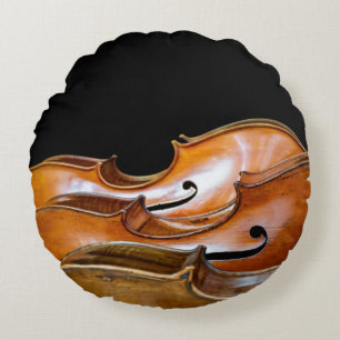 Cellos Round Pillow