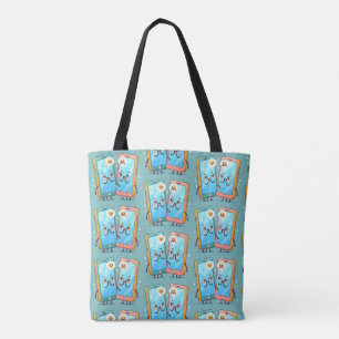 cellphone gossip tote bag