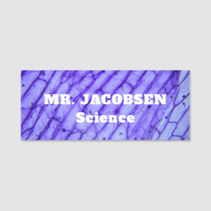 Cells Science Teacher Name Tag