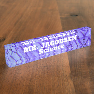 Cells Science Teacher   Nameplate