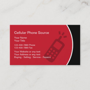 Cellular Phone Business Cards