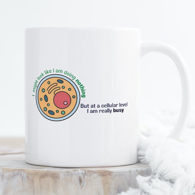Cellularly busy coffee mug (Creator Uploaded)