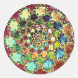 Cellules fractales - Autocollant fractal