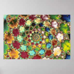 Cellules fractales - Poster fractal