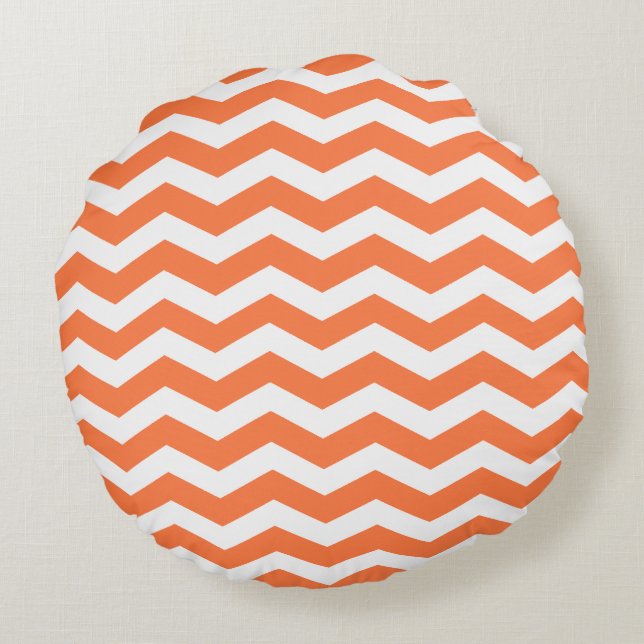 Celosia Chevron Pattern Round Pillows (Back)