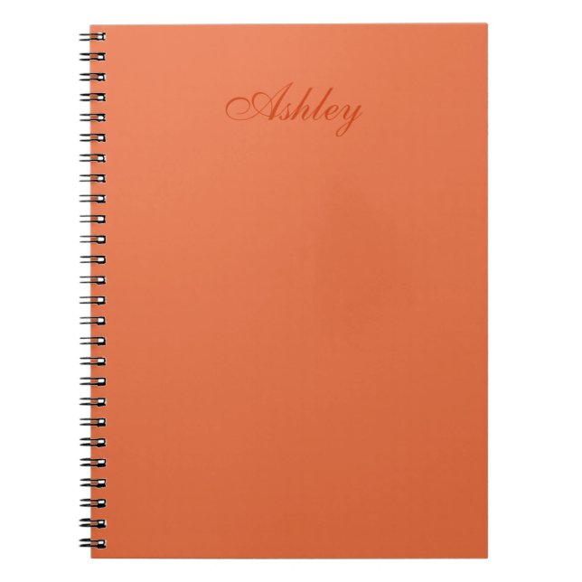Celosia Orange Products Notebook (Front)