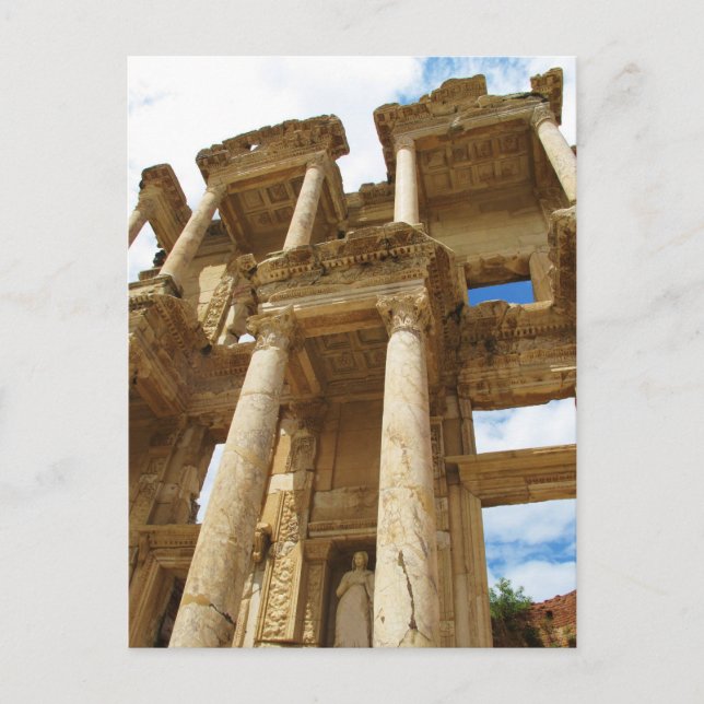 Celsius Library, famous  Roman building - Ephesus Postcard (Front)