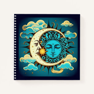 Celstial Sun and Moon Notebook