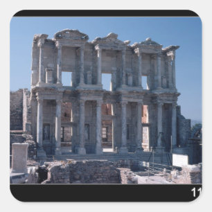 Celsus Library, built in AD 135 Square Sticker
